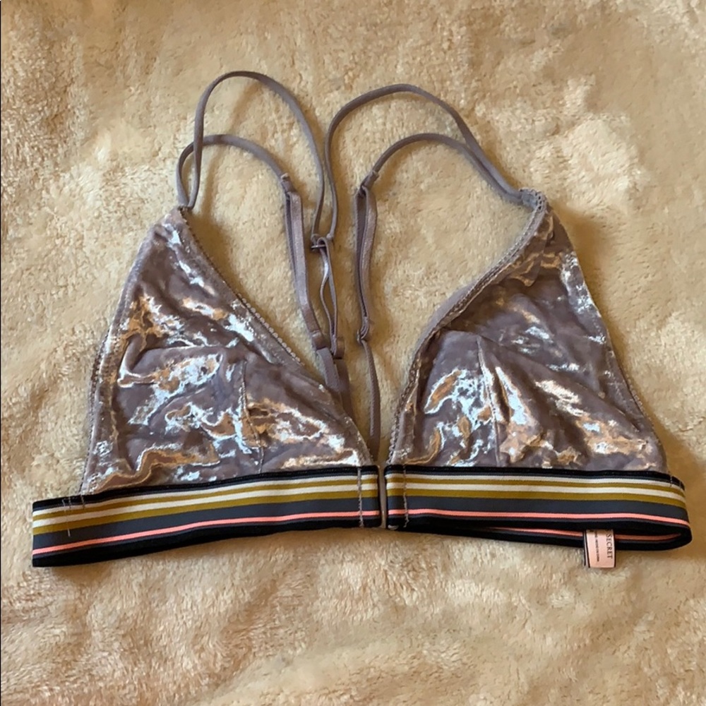 victoria secret velvet bralette